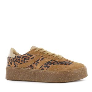 Ecco Zapatilla Cuero Mujer Animal Print Teodora01