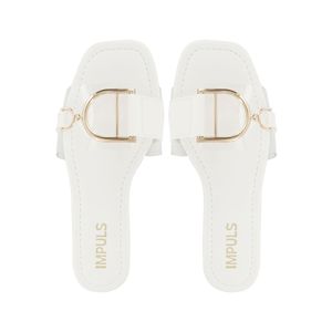 Impuls Sandalia Flats Mujer Blanco Aixa03