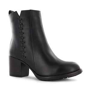 Ecco Bota Mediana Cuero Mujer Negro Jacinta03