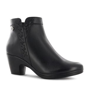 Ecco Botin Cuero Mujer Negro Natalie80