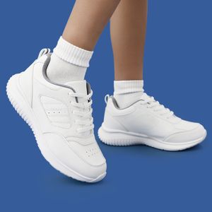 Impuls Zapatilla Cuero Unisex Blanco Delta07