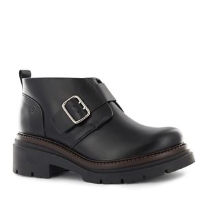 Ecco Botin Cuero Mujer Negro Camille03